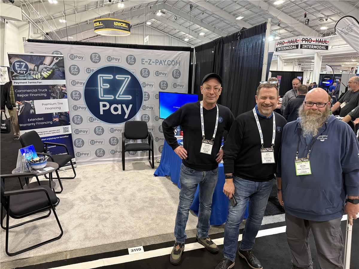EZ Pay team at the booth