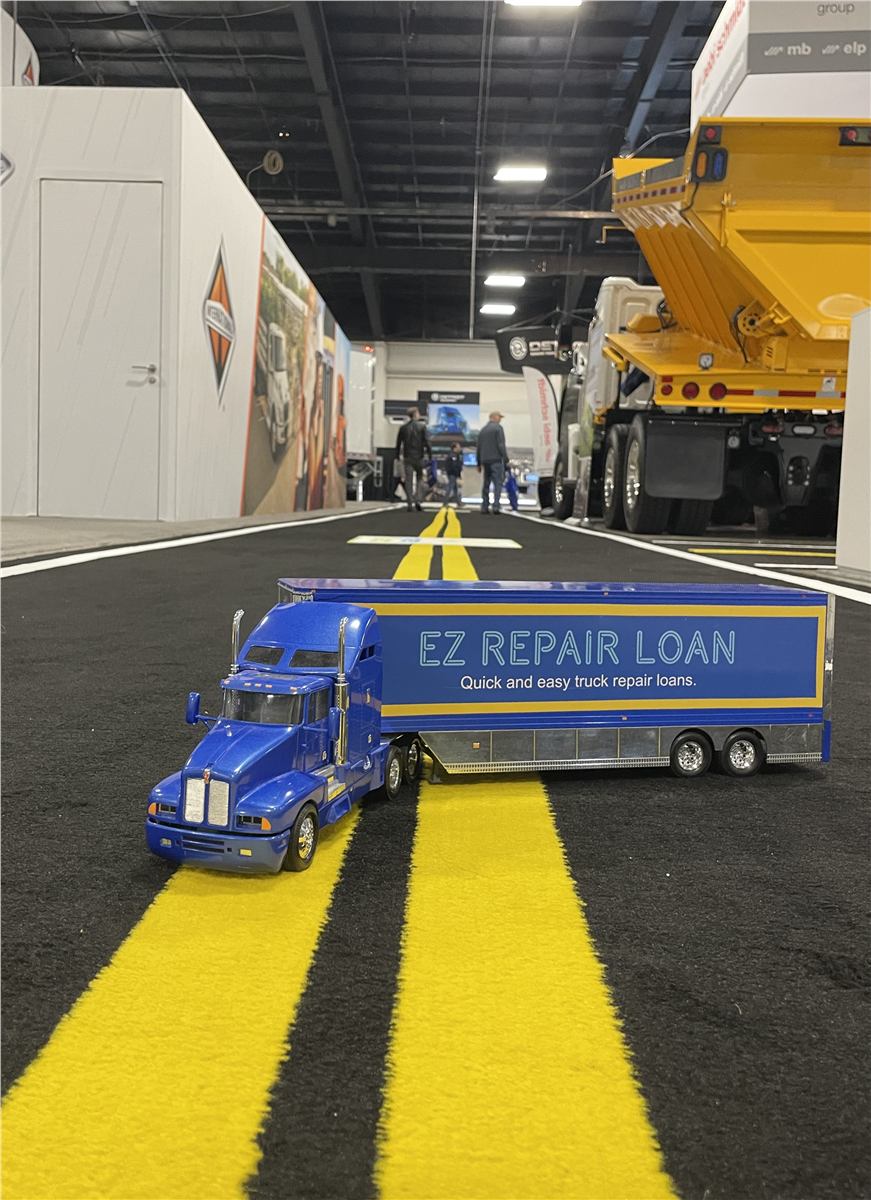 EZ Repair Loan branded mini truck